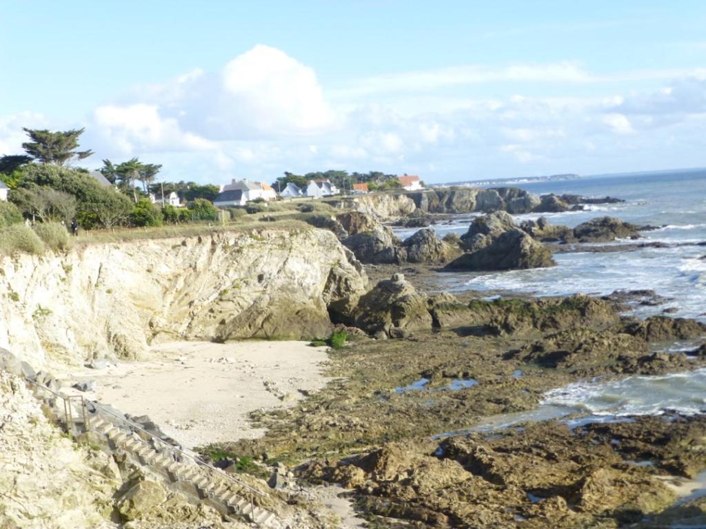 Maison Proche Plage Terrain De Tennis เลอปูลีแกน ภายนอก รูปภาพ